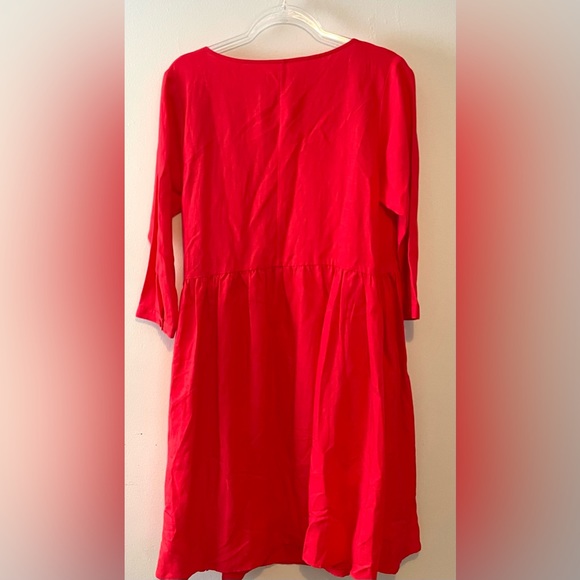 Tradlands red wrap midi dress - Picture 5 of 5